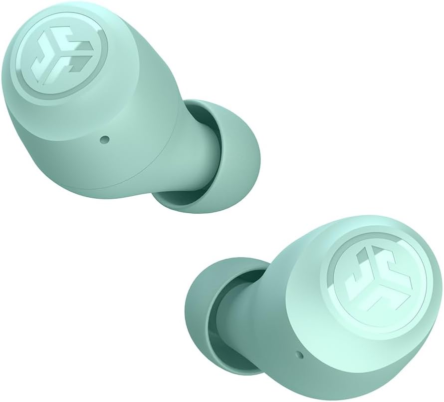 JLab Go Air Pop True Wireless Earbuds, in Ear Headphones, Bluetooth Earphones, Ear Buds with 32H Playtime, Bluetooth Earbuds with Microphone, USB Charging Case, Dual Connect, EQ3 Sound, Mint - Image 3